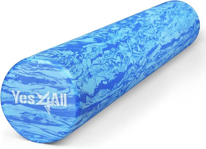 Yes4All EVA Firm Foam Roller for Back - Round Back Roller for Exercise, Yoga & Pilates 12/18/24/36 inch - Bloomnest