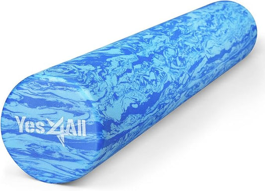Yes4All EVA Firm Foam Roller for Back - Round Back Roller for Exercise, Yoga & Pilates 12/18/24/36 inch - Bloomnest