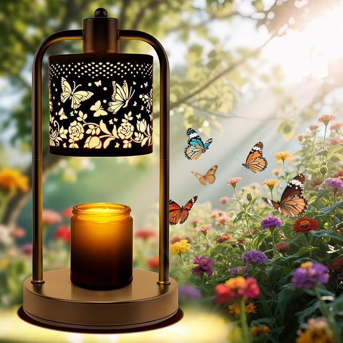Candle Warmer Lamp Electric with Timer: Wax Melts for Warmer Yankee Candles Large - Dimmable Candle Warmer for Birthday Christmas Gift Bedroom Home Decor - Bloomnest