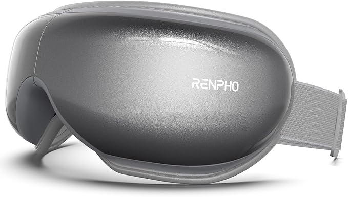RENPHO Eyeris 1 Eye Massager with Heat, Christmas Birthday Gifts for Women Men Mom Dad Her Him, FSA Eligible HSA Eye Mask for Migraine, Smart Sleep Mask for Dry Eyes Relax, Reduce Strain - Bloomnest