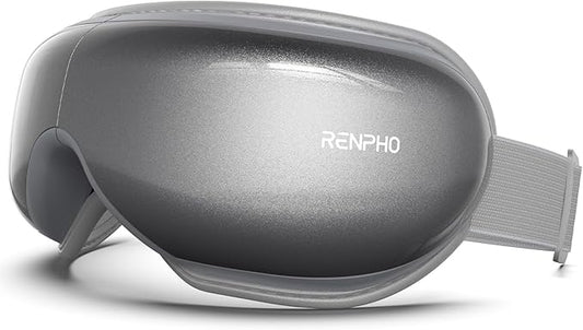 RENPHO Eyeris 1 Eye Massager with Heat, Christmas Birthday Gifts for Women Men Mom Dad Her Him, FSA Eligible HSA Eye Mask for Migraine, Smart Sleep Mask for Dry Eyes Relax, Reduce Strain - Bloomnest