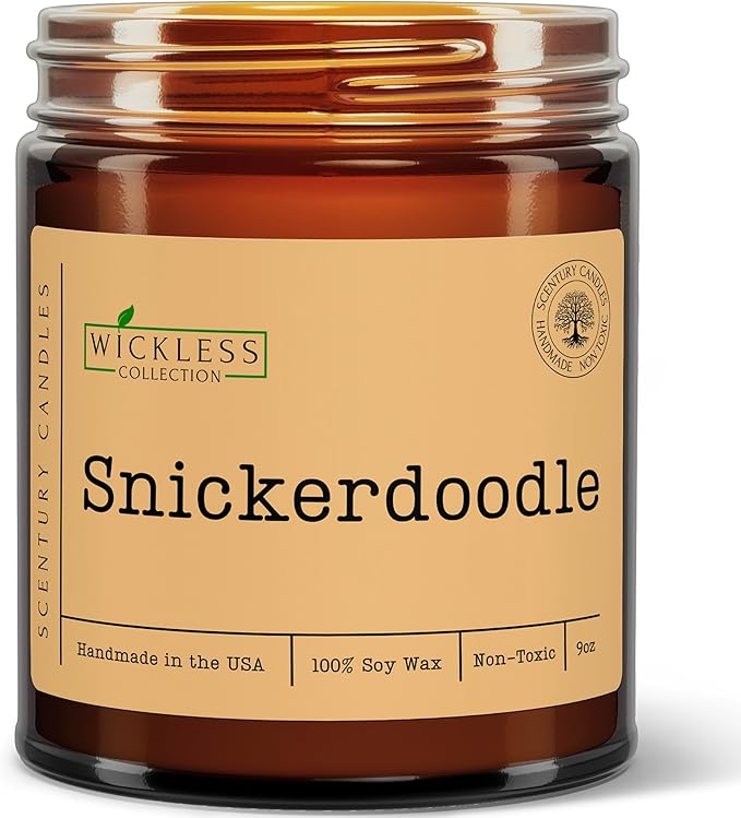 Wickless Candles for Candle Warmer Lamp, Many Scents to Choose, 100% Non-Toxic Soy Wax, Scented Candle Melts for Warming Plate, Handmade in The USA (Snickerdoodle) - Bloomnest