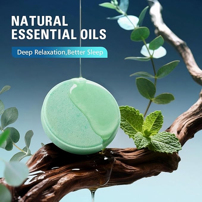 Shower Steamers Aromatherapy, Valentines Day Gifts for Him, Birthday Gifts for Men Boyfriend Dad Teen Boys, SPA Self Care Relax Natural Essential Oils Bath Bombs