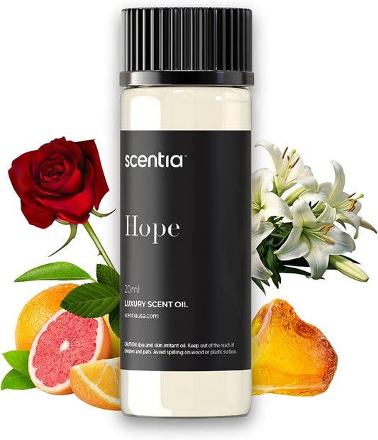 Coco-Chance-Inspired Diffuser Oil Refill - Scentia Hope Dupe Fragrance Oil Blend, Home Luxury Scents, Essential Oil Set for Aromatherapy Diﬀusers Candle Making | 20ml, 0.67 Fl Oz, Mothers Day Gift Scentia