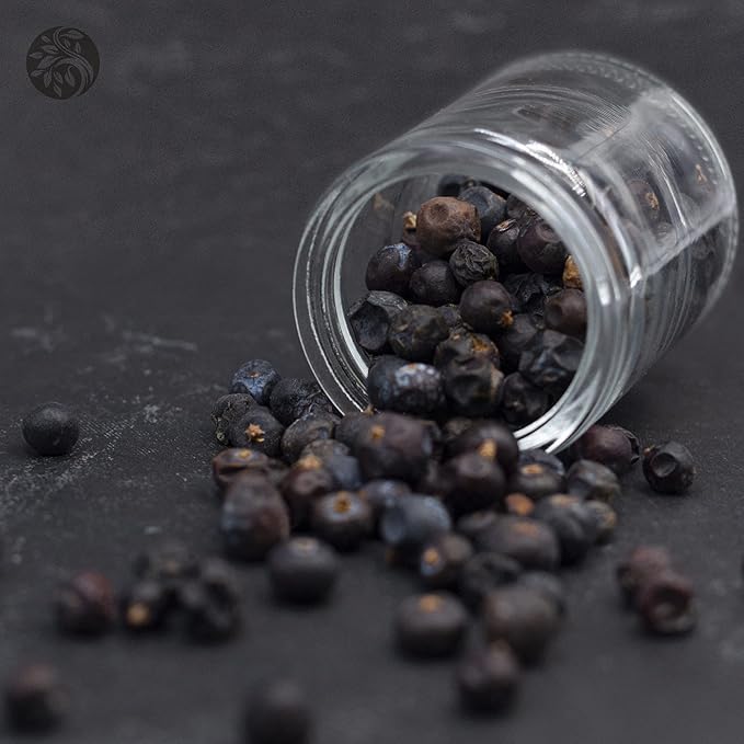 MagJo Naturals, Whole Dried Juniper Berries (1 Lb) Wild-Crafted, Bulk Whole Juniper Berry, herbal infusion, cooking meat, seasoning beef, pork, turkey brine, soups, syrups and tea, wildcrafted - Bloomnest