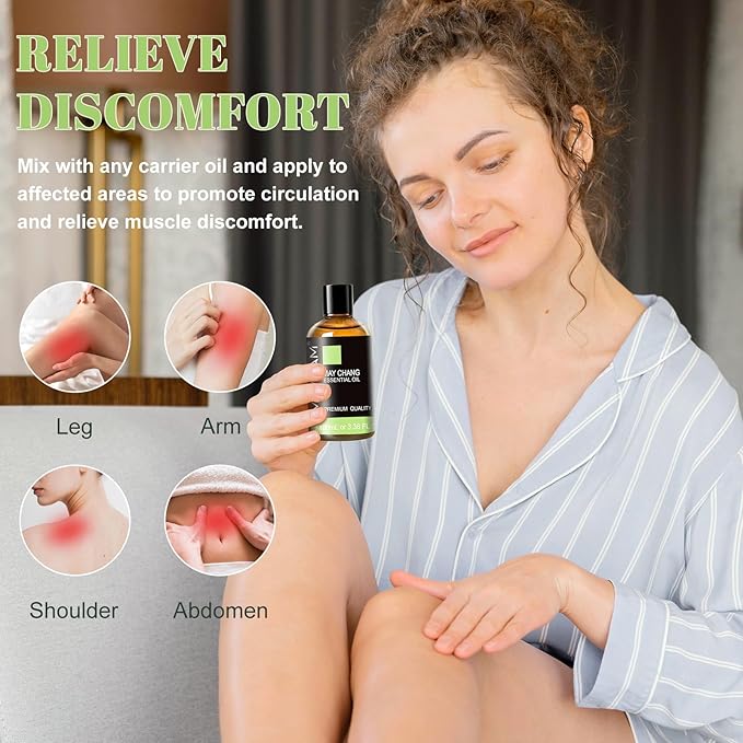 MAYJAM May Chang (Litsea Cubeba) Essential Oils 3.38 FL.OZ Pure May Chang Oil for Massage Skin Care Hair Care Diffuser Candle and Soap Making - 100ml - Bloomnest