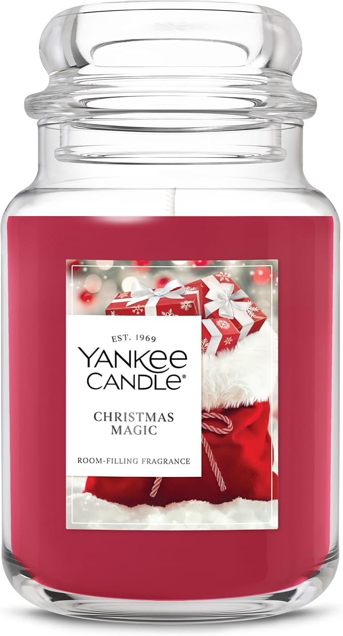 Yankee Candle Christmas Magic Scented Candle, 22oz Large Jar with up to 150 Hour Burn Time, Giftable, Holidays - Bloomnest
