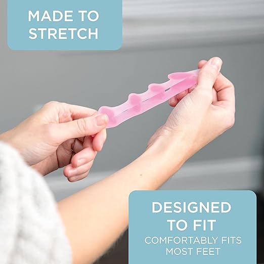 Mind Bodhi Toe Separators/Toe Spacers - For Men and Women - Large Size - Clear - Bloomnest