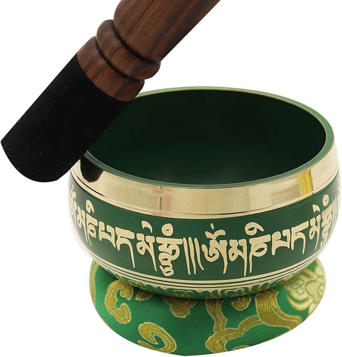 Seven Chakra Tibetan singing bowls set, choose your favorite chakra bowl, improve your chakra meditation practice (The Heart Chakra) - Bloomnest