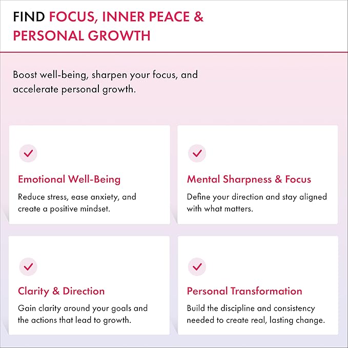 iAmEvolving Journal – Guided Gratitude & Goal Planner with Habit Tracker, Mindfulness Prompts & Daily Reflection | Undated 6-Month Self-Care & Personal Growth Notebook (White Cover • Limited Edition) - Bloomnest