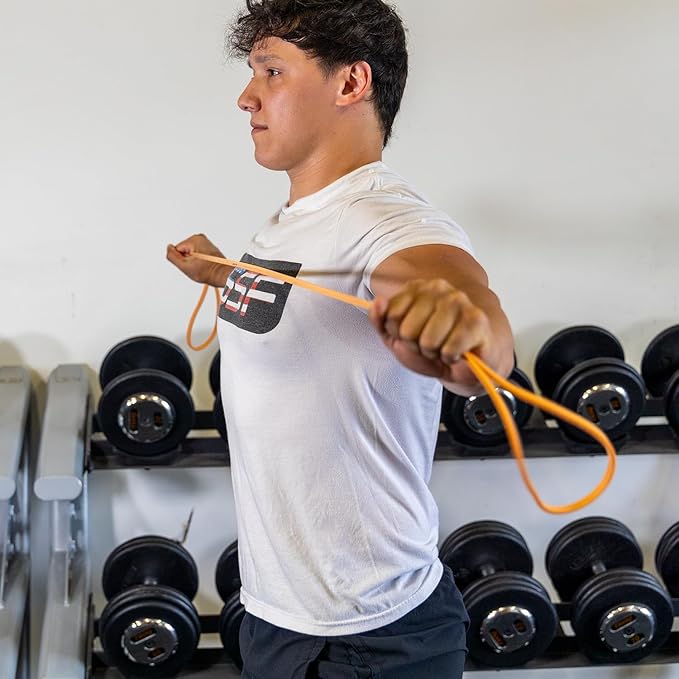 Serious Steel Fitness 37" Resistance Training Bands (Portable Exercise Band System Training Bands- Great for Individuals Looking for Tension Throughout The Exercise) - Bloomnest