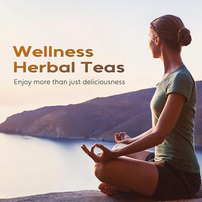 FullChea - Turmeric Ginger Cinnamon Tea Bags, 120 Teabags, 2g/bag - Premium Turmeric, Ginger, Cinnamon - Non-GMO - Caffeine-free - Aid Digestion & Boost Immunity - Bloomnest