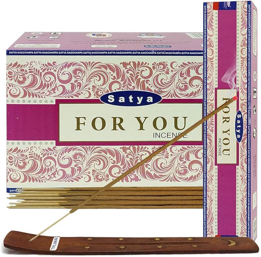 for You Incense Sticks and Incense Stick Holder Bundle Insence Insense Satya Incense - Bloomnest