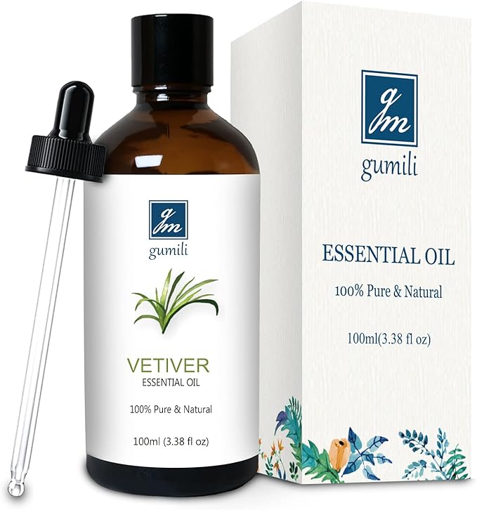 Vetiver Essential Oil Scent Oil for Home Diffuser, Perfume, Hand Soaps- 100ml/3.38 Oz - Bloomnest