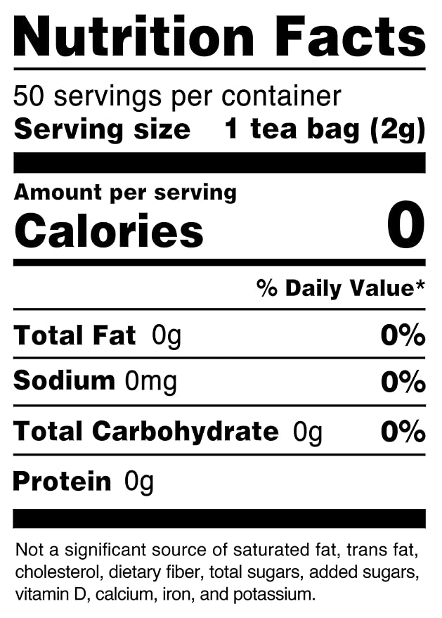 FullChea - Plantain Leaf Tea, 50 Teabags, 2g/bag - Whole Plantain Leaves - Plantago Major Herbal Tea - Non-GMO - Caffeine-free - Support Respiratory Health & Boost Immunity - Bloomnest
