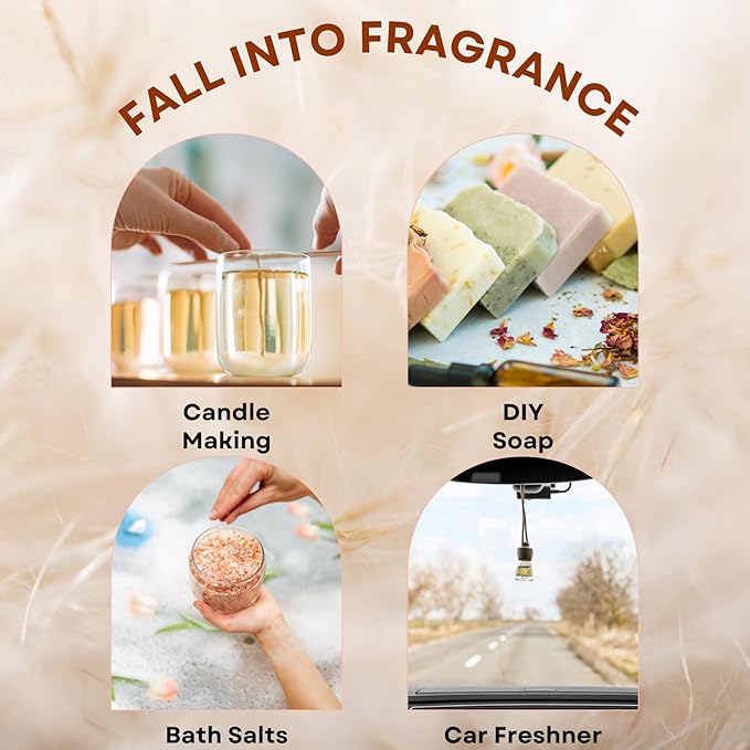 Scentia Thanksgiving Blend Essential Oil – 500ml Premium Holiday Diffuser Oil with Cinnamon, Clove, Vanilla & Coconut | Bulk Aromatherapy for Homes, Spas, Hotels & DIY Crafts Scentia