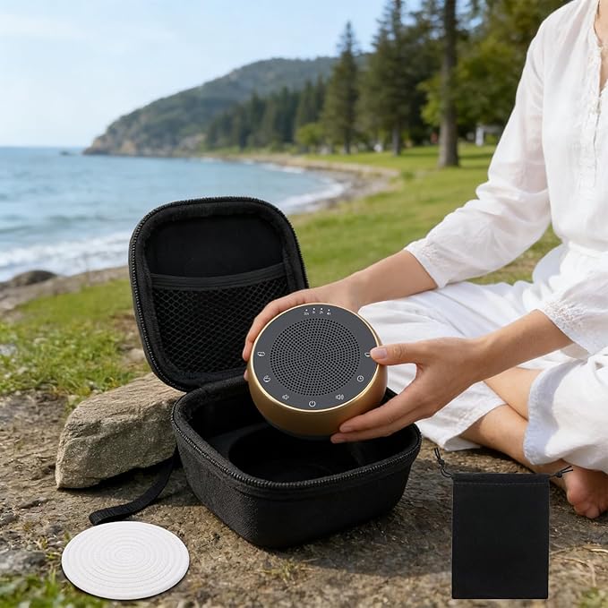 Cordless Automatic Tibetan Singing Bowl,256HZ-432HZ-528HZ 9 Tones 4-Speed Auto-Off Timer,Full Touch Glow Buttons,2000mAh Battery,Deep Ethereal Sound,Yoga,Meditation,Stress Relief (Gold) Jderv