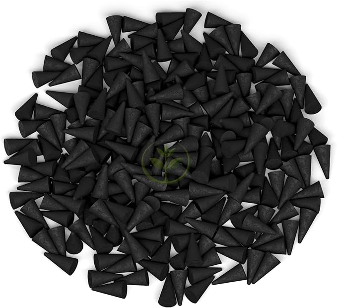 Palo Santo Charcoal Incense Cones 1" TOPFLOW - 50 Pack - Natural Scented Cones Handmade Hand Dipped PlantGuru