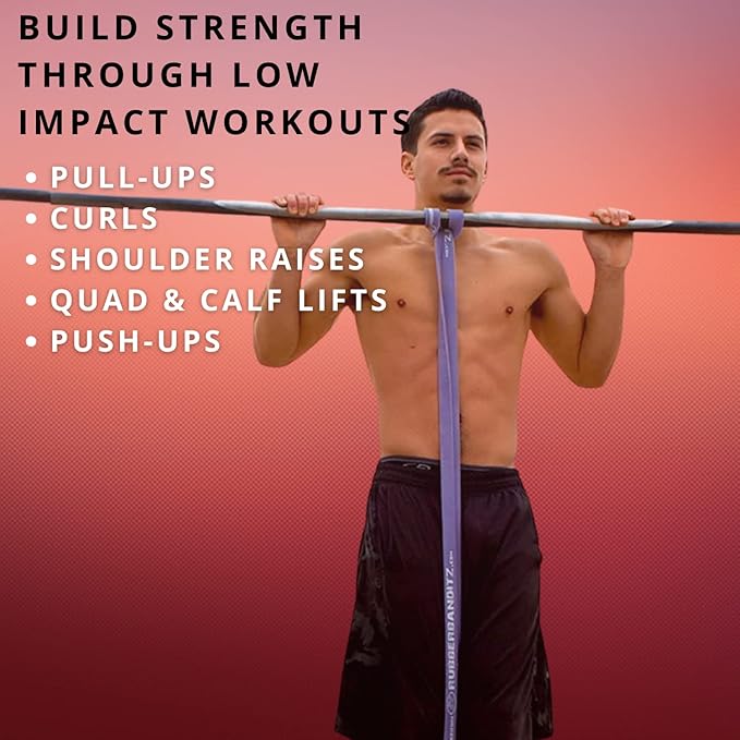 Rubberbanditz Combo Pull Up Assist Bands | Heavy Duty Resistance Exercise Bands for Powerlifting, Mobility, and Stretching | Resistance Bands for Working Out - Bloomnest
