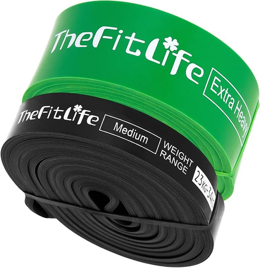 TheFitLife Pull Up Assistance Bands- Resistance Bands for Working Out, Long Workout Bands for Exercise, Fitness Band for Pullup Assist, a Substitute of Dumbbell Set and Kettlebells, Barbell - Bloomnest