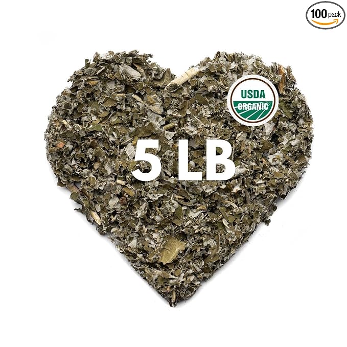 Super Value Pack 5 LB - Raspberry Leaf Tea - Womens Tea, Reproductive Health - Ease PMS Sympoms, Menstrual Cramps - Bloomnest