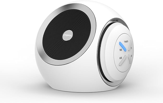White Noise Machine, 30 Soothing Sounds Options Including Fan, Nature & White Noise, Sleep Timer, Bluetooth, Adjustable Volume, Sleep Sound Machine for Adults iTOMA 318 - Bloomnest