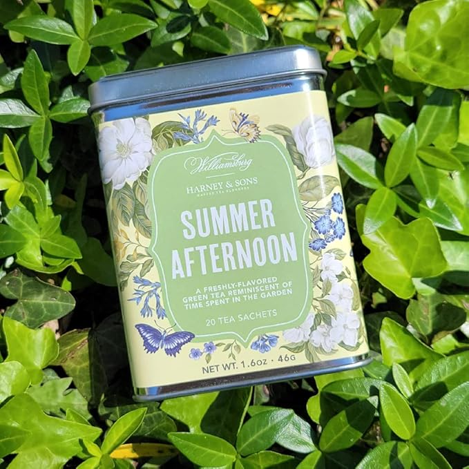 Harney & Sons Summer Afternoon Colonial Williamsburg Blend | Green Tea with Floral and Fruit Flavors - Bloomnest