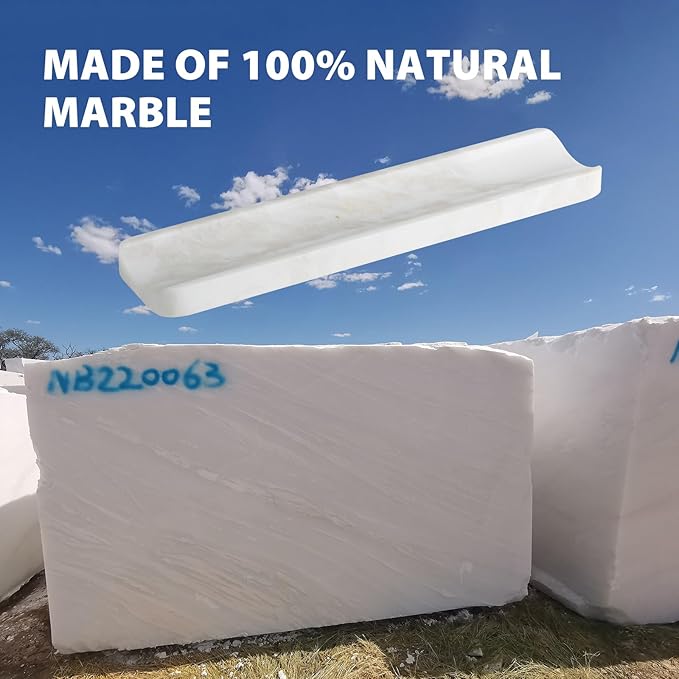 Koville Luxury African Marble Incense Holder, Incense Holders for Sticks, Incense Burner Holder, Ideal for Meditation and Relaxing, Easy to Clean(Namib Bianco) - Bloomnest
