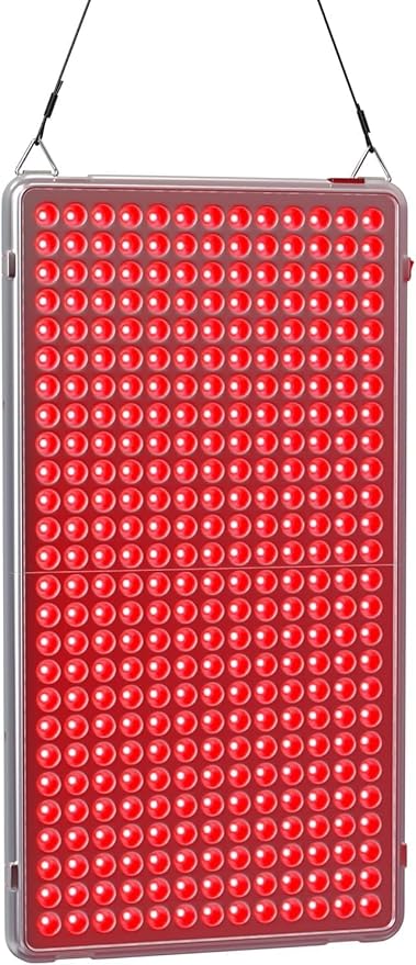 Red Light Therapy 338 LEDs Deep Red 660nm Red Light Therapy Device for Body Face for Pain Relief, Skin Health, Anti-Aging Mhpoycd