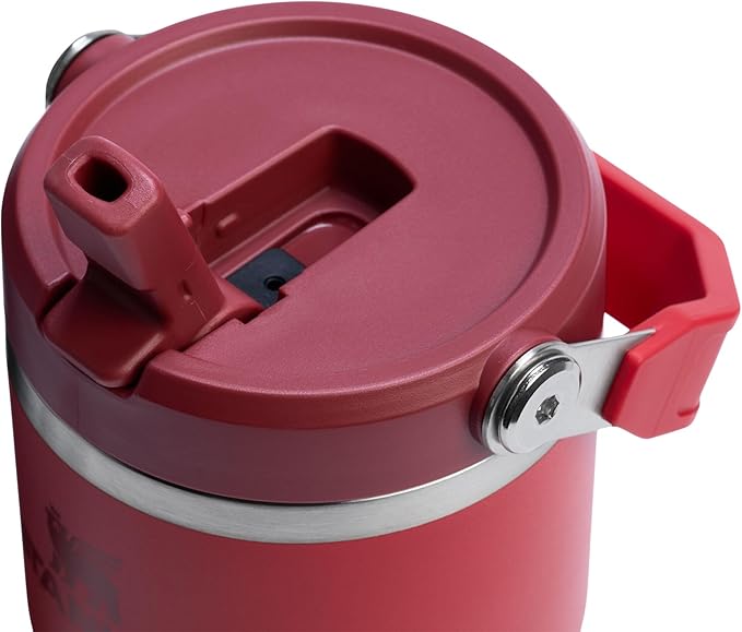 STANLEY IceFlow 2.0 Flip Straw Tumbler with Handle 20 oz | Twist On Lid and Flip Up Straw | Leak Resistant Water Bottle | Insulated Stainless Steel | BPA-Free | Chili Red - Bloomnest