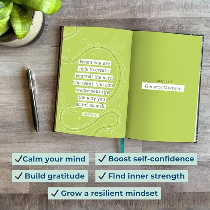 Big Life Journal – Guided Journal for Adults – Growth Mindset Workbook for Self-Improvement, Reflection & Gratitude – Build Habits & Manage Stress – Self-Care Gift for Men, Women & Office Friends - Bloomnest