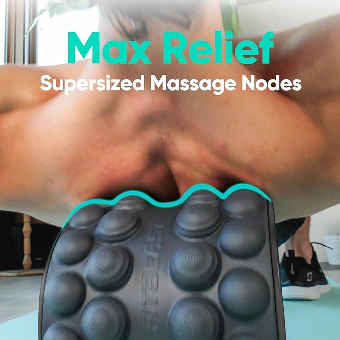 FitBeast Back Roller, Back Wheel Foam Roller - Targeted Muscle Roller for Deep Tissue Massage, Back Stretcher - Bloomnest