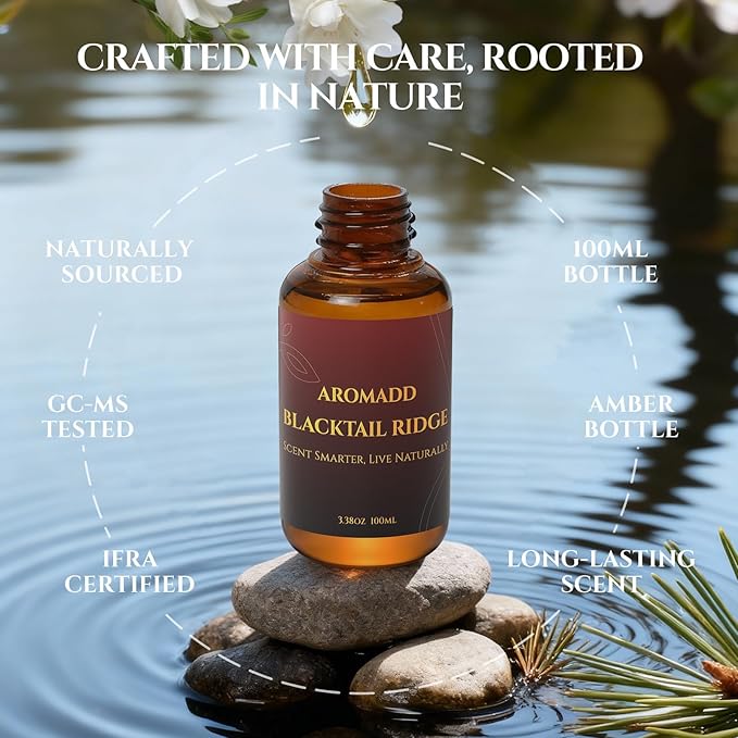 Hotel Collection Diffuser Oil Blacktail Ridge – Inspired by Luxury Hotel Scent for Waterless & Cold Air Diffusers –3.38 Fl Oz (100ml) Long-Lasting Home Fragrance for Living Room & Bedroom - Bloomnest