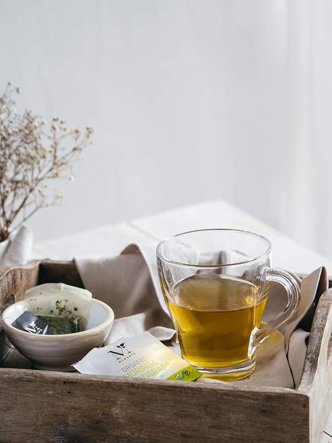 Mementa Inc Organic Wooden Tea Chest - 60 Tea Bags Individually Wrapped : Assorted Tea Variety Pack containing Black, Green, and Herbal caffeine-free teas : Tea Sampler Tea Set - Bloomnest
