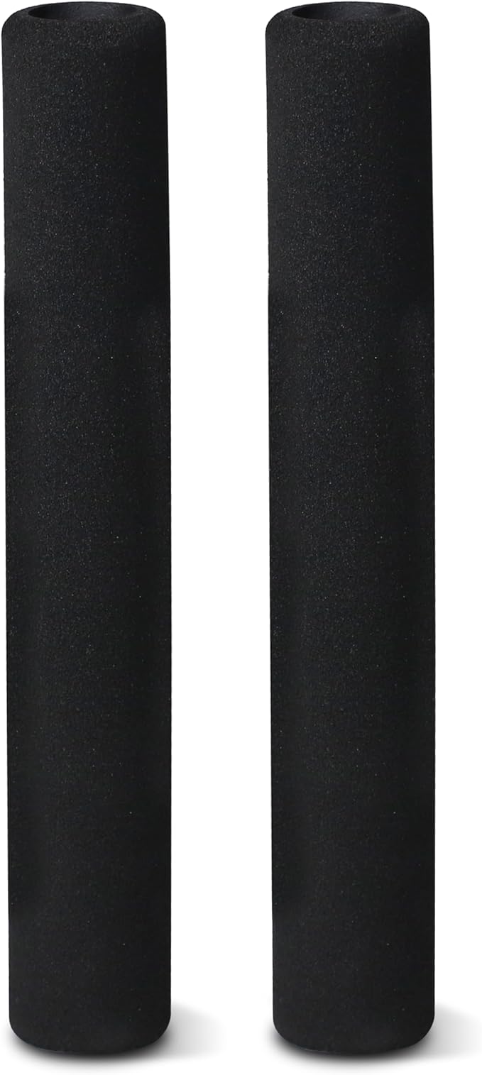 WF Athletic Supply Foam Foot Pads, Foam Roller for Gym Exercise Machines Equipment Replacements, Roller Pad for Leg Extension, PEC Deck Pads for Weight Bench, Sold by Pair (10” x 1” OD x 7mm ID) - Bloomnest