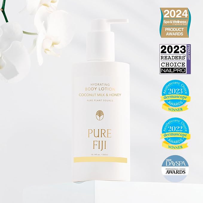 PURE FIJI Hydrating Body Lotion, Coconut Milk & Honey (10.14 Fl.Oz /300ml) - Bloomnest