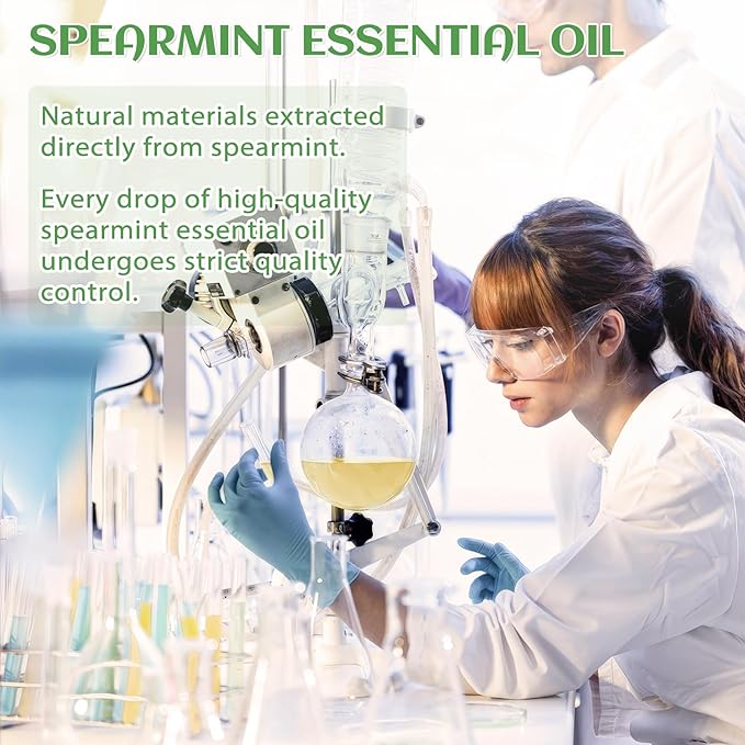 EVOKE OCCU Spearmint Oil for Inhibit Facial Hair Growth, Air Freshening, Added to Creams & Lotions - 4 Fl Oz - Bloomnest