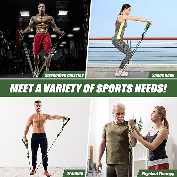 Heavy Resistance Bands for Working Out, 350lbs/450lbs Exercise Bands with Handles, Workout Bands Set for Men, Fitness Weight Bands for Muscle Strength Training, Stretching, Slim, Home Gym Equipment - Bloomnest
