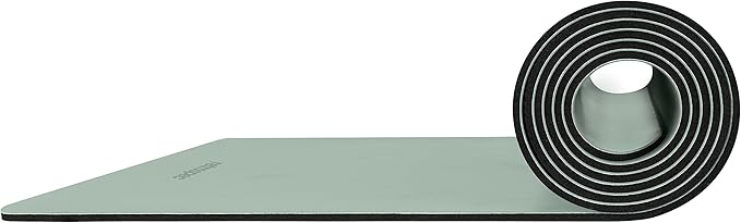 Retrospec Laguna 5mm Yoga Mat - Fitness Mat for Women, Men & Children, Slip-Resistant and Moisture Absorbing Exercise Mat for Home, Pilates, Yoga and Floor Workouts - Bloomnest