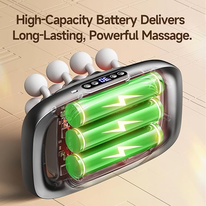 Christmas Limited Edition, Upgraded 16 Head Massage Gun Deep Tissue, 16-Drive 8-Head Massage Gun Set with 30 Levels & 3Modes for Thighs, Arms, Waist, Back(Seasonal Limited) - Bloomnest