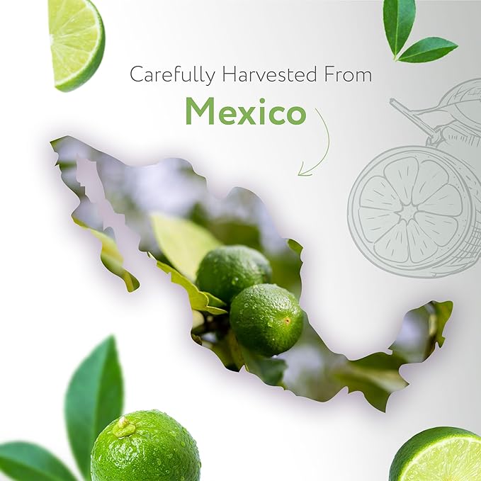 HBNO Lime Essential Oil - Huge 4 oz (120ml) Value Size - Natural Lime Oil, Cold Pressed - Perfect for Cleaning, Aromatherapy, DIY, Soap & Diffuser - Bloomnest