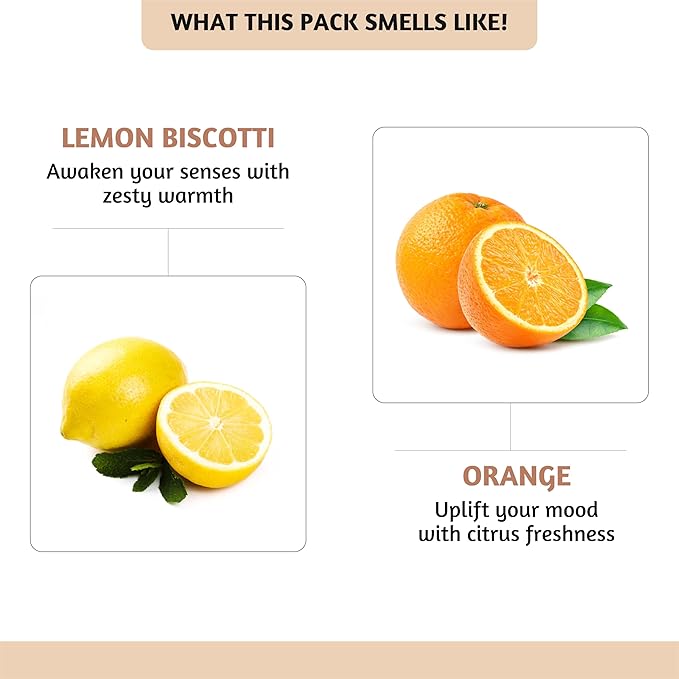 Folkulture Essential Oil for Diffuser Oil | Essential Oils Set of 2 Fragrances | Diffuser Scents for Home | Diffuser Essentials, Fragrance | Lemon Biscotti & Orange - Bloomnest