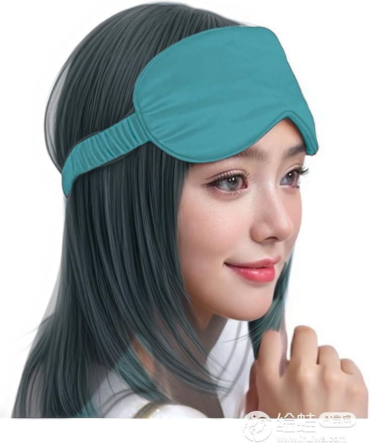 Silk Eye Mask for Sleeping - Satin Eye Cover with Silk Storage Bag Green - Bloomnest
