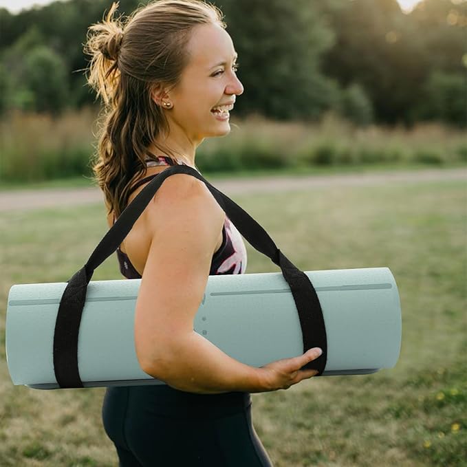 UMINEUX Yoga Mat Extra Thick 1/3'' & 2/5" Non Slip Yoga Mats for Women Eco Friendly TPE Fitness Exercise Mat with Carrying Sling & Storage Bag - Bloomnest