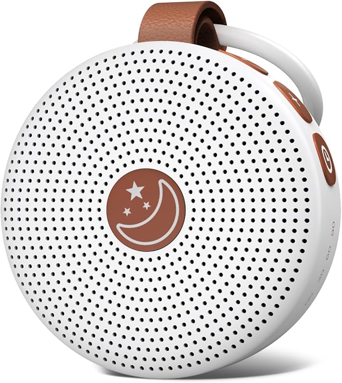 Sound Machine Mini Portable Baby White Noise Machine with 30 Soothing Sounds for Kids Adults Auto-Off Timer 32 Volume Levels Rechargeable Brown Noise Sleep Machine for Home Office Privacy and Travel - Bloomnest