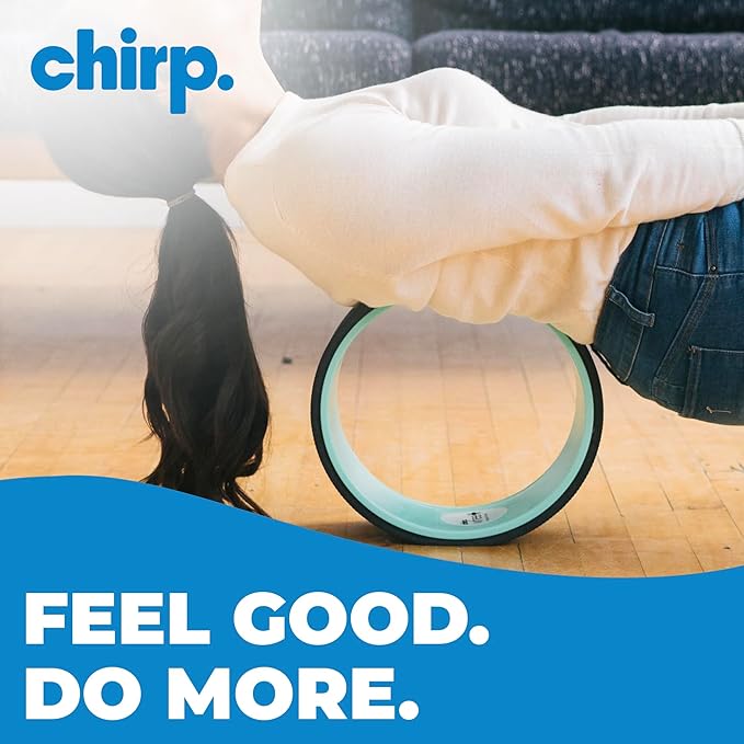 Chirp - Ultimate Back + Neck Bundle | 4-Pack Wheel Foam Roller Set for Back & Neck Pain Relief, Posture Corrector for Alignment & Support, 500lb Capacity, Includes Carrying Case, Mint - Bloomnest