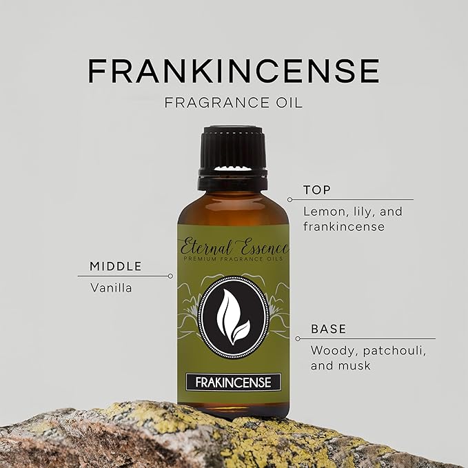 Eternal Essence Oils Frankincense 30ml Premium Fragrance Oil - for Candle, Soap Making, Aromatherapy, Diffusers, Home Care, & Humidifiers EternalEssenceOils