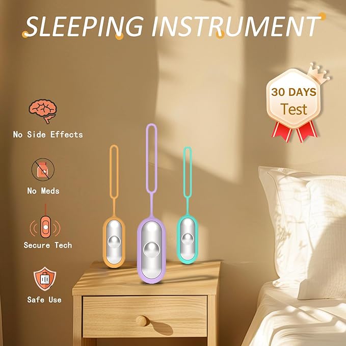 Brain Massage Adjust Heart Rate,Headache Focus Attention,Small and Easy to Carry,Improve Deep Sleep (Light Blue) - Bloomnest