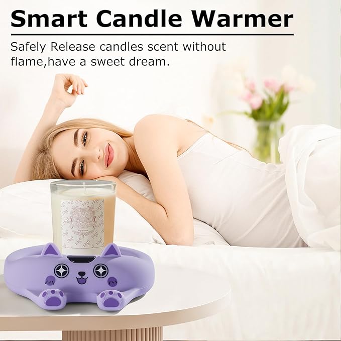 PUSEE Coffee Mug Warmer with Auto Shut Off, 3 Temp Control, Candle Warmer Plate, Enjoy Warm Coffee & Tea, Gifts for Women & Men - Bloomnest