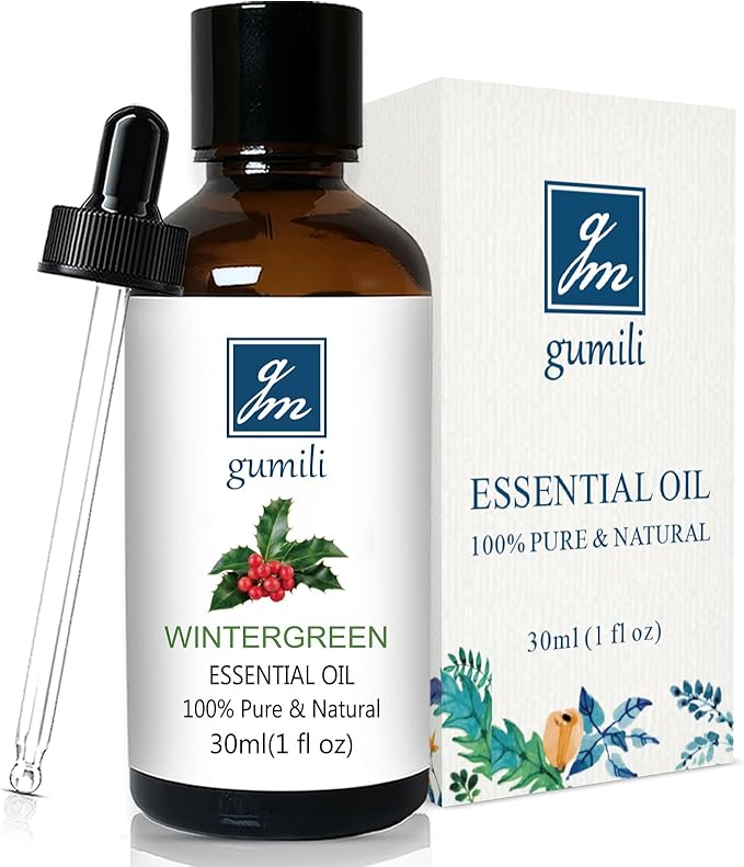 Wintergreen Essential Oil, 100% Pure Undiluted Wintergreen Oil for Aromatherapy - 30ml/1 oz - Bloomnest